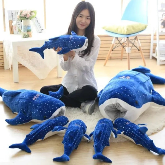 Cute Giant Plush Blue Toy