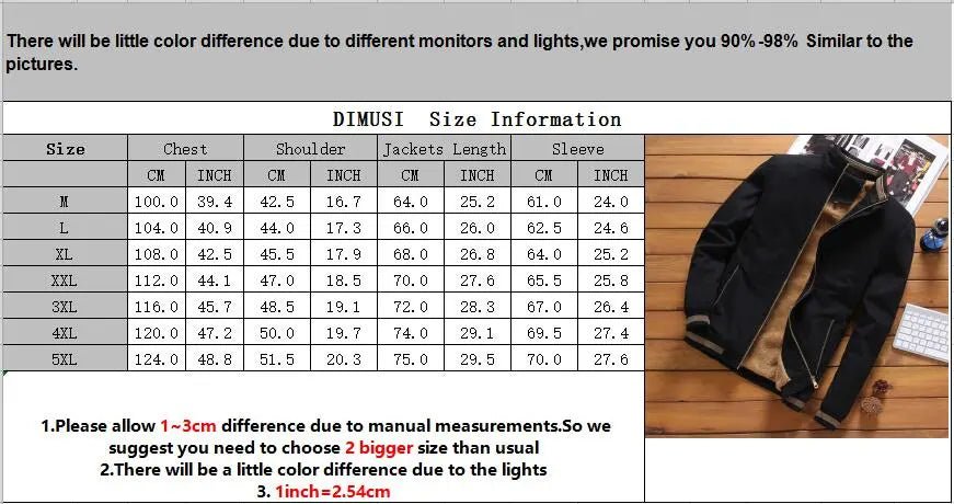 Mens Bomber Jackets Casual Male Outwear Fleece Thick Warm Windbreaker Jacket Mens Military Baseball Coats Clothing