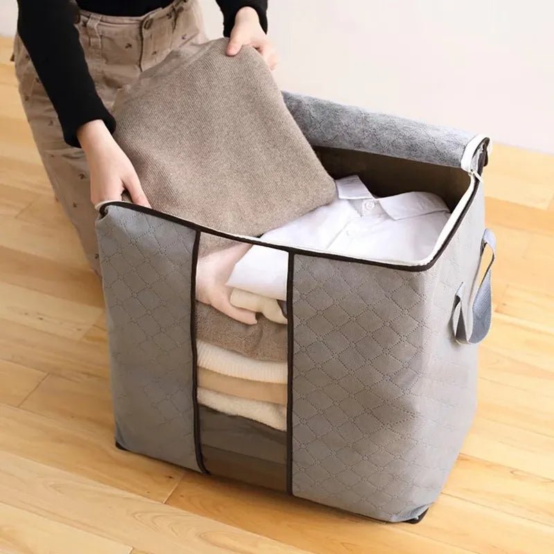 High Capacity Clothes Organizers Closet Blanket Storage Bags Waterproof Luggage Bags Suitcase Quilt Storage Bag Moving Packing