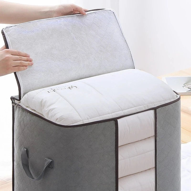 High Capacity Clothes Organizers Closet Blanket Storage Bags Waterproof Luggage Bags Suitcase Quilt Storage Bag Moving Packing